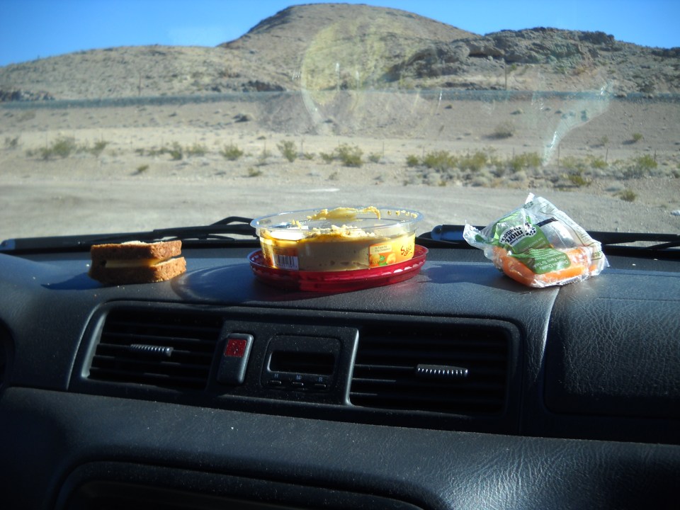 lunch on the way back to Zion