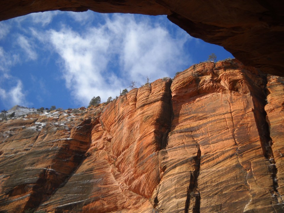 Refrigerator Canyon from an alcove