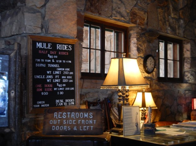 mule desk, North Rim