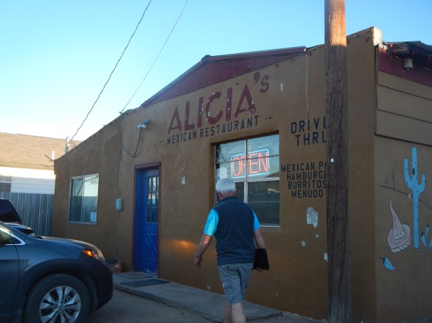 Heading into Alicia's