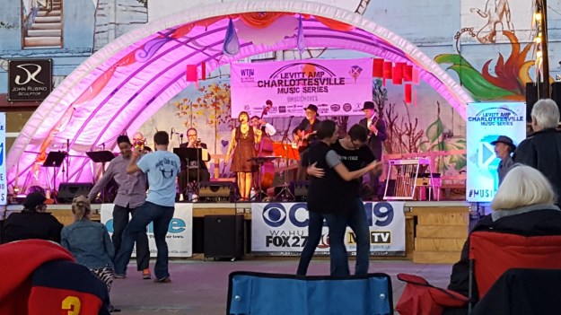 community concert, Charlottesville, Virginia