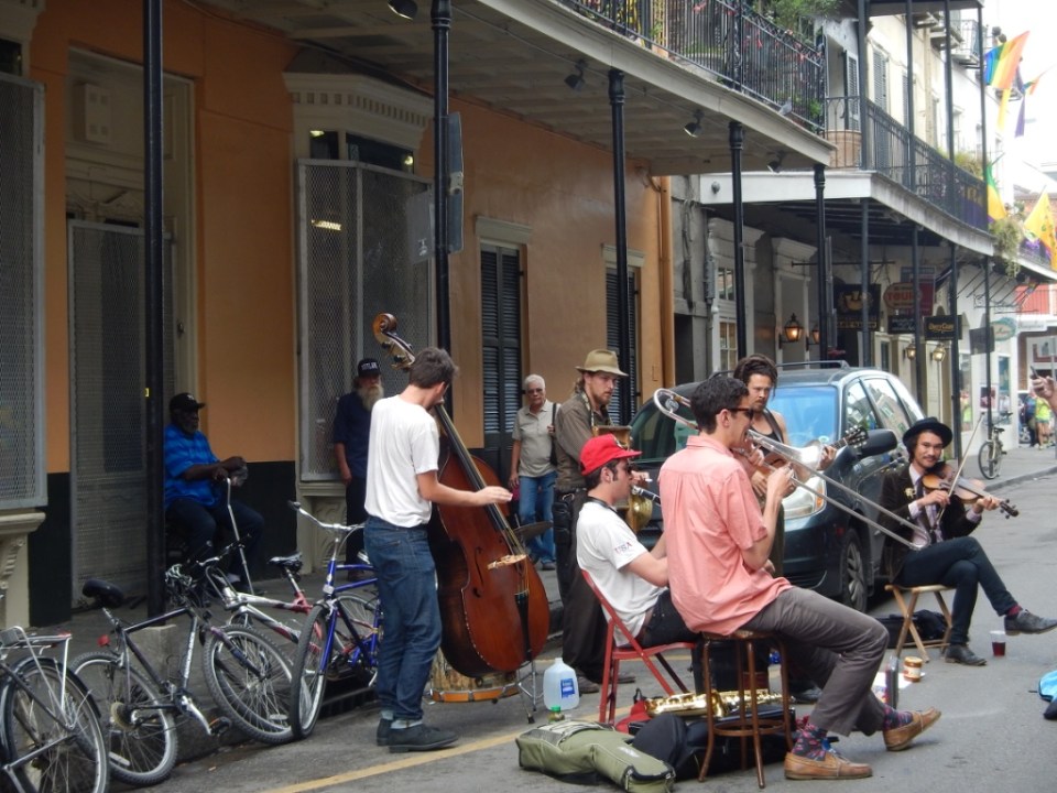 music in the street