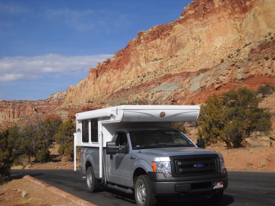 our camper in Capitol Reef National Park