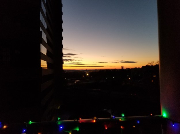 dawn from our window, Rosslyn, Virginia