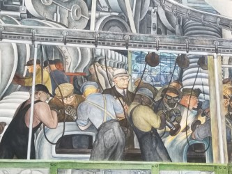 from Diego Rivera's Detroit Industry Murals, Detroit Institute of Art